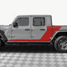 Rear Side Doors Vinyl Decal Sticker for Jeep Gladiator 2 2