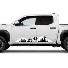 TRD Off Road Side Mountains Trees Rocker Panel Decals Stickers for Toyota Tacoma 3
