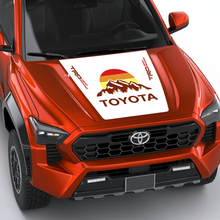 TRD off Road Mountains Vintage Retro Heritage Stripes Wrap Hood decal Sticker for Toyota Tacoma 4th gen 3