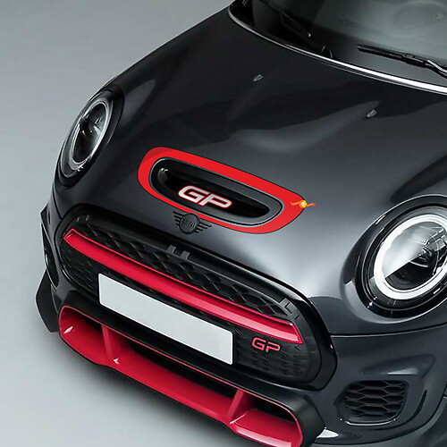 Hood Scoop Decal graphics sticker for Mini Cooper GP2 1