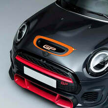 Hood Scoop Decal graphics sticker for Mini Cooper GP2 3