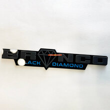 Black Diamond Horse 3D Fender Badge Emblem for Muscle Cars_6