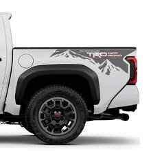 TRD Off Road Mountains BedSide Side Truck Decals Stickers 4 for Toyota Truck 3