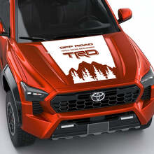 TRD Mountains Trees Wrap Hood decal Sticker for Toyota Tacoma 4th gen 3