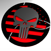 US USA Punisher Edition Fender Badges Tailgate Emblem 3D Badge 2