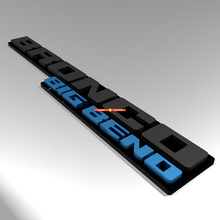 Bronco Big Bend Fender Badges Tailgate Emblem 3D Badge 2 2