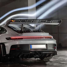 Weissach Style Rear Wing Vinyl Decal for Porsche GT3 RS_2