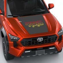 TRD Vintage Retro Heritage Sun Stripes Hood decal Sticker for Toyota Tacoma 4th gen 2