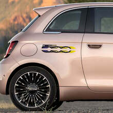 500 Decal Sticker Side Graphics for Fiat 500 3