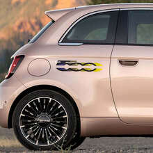 500 Decal Sticker Side Graphics for Fiat 500 3
