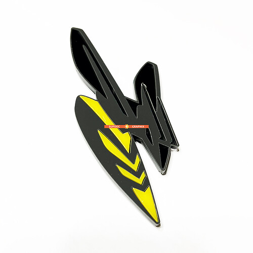 Gloss Hornet Fender Badges Tailgate Emblem 3D Badge for Dodge Hornet 1