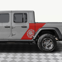 Military Star US Flag Rear Side Doors Vinyl decal sticker fit Jeep Gladiator 4 2