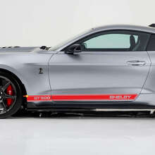 GT500 Shelby Rocker Panel Decals Stickers for Ford Mustang 3