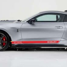 GT500 Shelby Rocker Panel Decals Stickers 2 for Ford Mustang 3