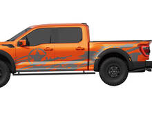 Universal Military Star Side Splash Truck decal graphics 3