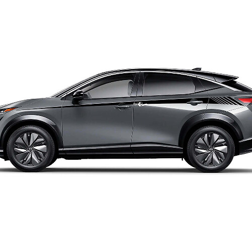 Sides Racing Accent Stripes Graphics Decal Kit for Nissan ARIYA