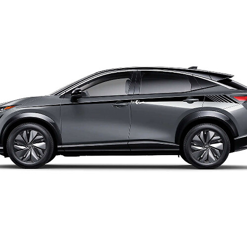 Sides Racing Accent Stripes Graphics Decal Kit for Nissan ARIYA 1