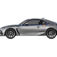 Pair of Racing Stripes Vinyl Decal Stickers for Toyota TRD GT86 3