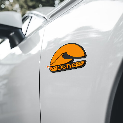 Sahara Dunes Fender Badges Tailgate Emblem 3D Badge for Jeep Dodge etc