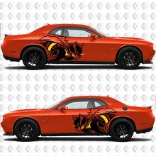 BatBee Side Decals Stickers For Dodge Challenger or Charger 2