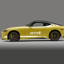 Nismo Side Checkered Stripe Decal Full Kit for Nissan Z GT4 3