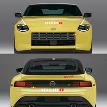 Nismo Side Checkered Stripe Decal Full Kit for Nissan Z GT4 4