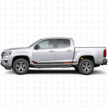 Racing Line Door & Rocker Panel Vinyl Stripes for Chevrolet Colorado 2nd Gen 2015-2022_2