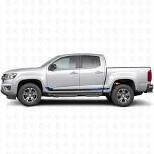 Racing Line Door & Rocker Panel Vinyl Stripes for Chevrolet Colorado 2nd Gen 2015-2022_3