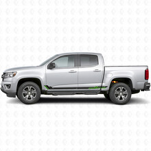 Racing Line Door & Rocker Panel Vinyl Stripes for Chevrolet Colorado 2nd Gen 2015-2022_4
