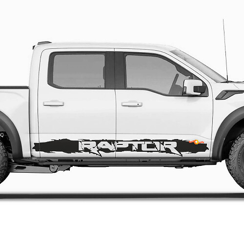 Side Rocker Panel Stripe Graphics Vinyl Decal Sticker for Ford F150 Raptor