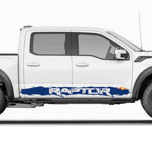 Custom Text Side Rocker Panel Stripe Graphics Vinyl Decal Sticker for Ford F150 Raptor 3