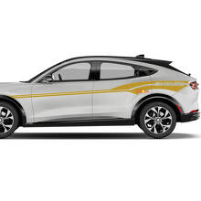 Pair MACH E Accent Stripes Side Door Decal vinyl stickers for Ford Mustang MACH-E 2
