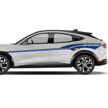 Pair MACH E Accent Stripes Side Door Decal vinyl stickers for Ford Mustang MACH-E 3