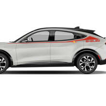 Shelby Accent Side Door Stripes Vinyl Decal Sticker for Ford Mustang MACH-E 2