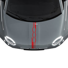 500 Hood Stripe Decal Sticker Graphics for Fiat 500 3