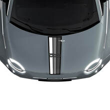 500 Tri Stripes Flag Hood Stripe Decal Sticker Graphics for Fiat 500 2