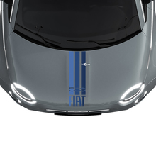 Tri Stripes Italy  Flag Hood Stripe Decal Sticker Graphics for Fiat 500 3