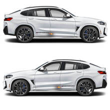 2x M Performance vinyl decal sticker for BMW X4M 2