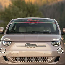 Front 500 Windshield Decal Graphics for Fiat 500 2