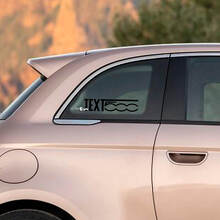 Side Window Decal Sticker Side Graphics for Fiat 500 2