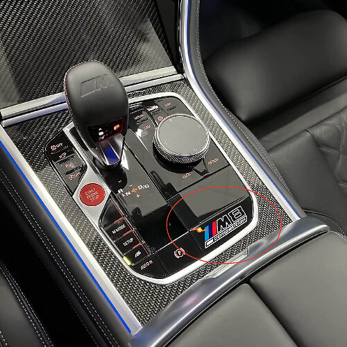M8 Competition Central Control Panel Vinyl Decal for BMW