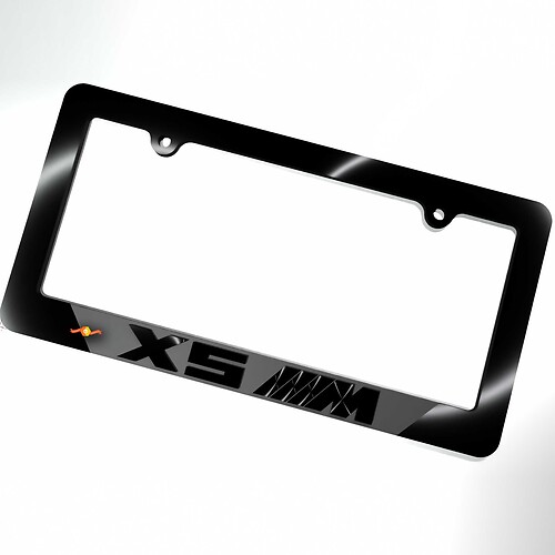 X5 ///M Vehicle License Plate Covers Frames Vehicle Decor fit to BMW X5