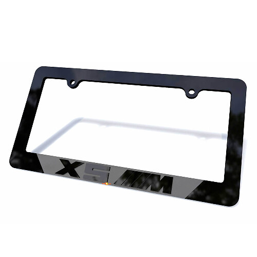 X5 M-Style Acrylic License Plate Frame for BMW X5