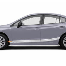 Pair Rocker Panel Side Skirt Vinyl Body Car Stripe Racing Vinyl Decal Sticker for Subaru Impreza 2