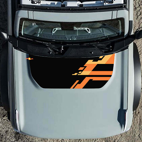 Hood Abstract Graphics Kit Vinyl Decal Sticker 2 for Musclecar horse power truck