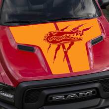 Dodge Ram Gators Rebel Hood Logo Truck Vinyl Decal Graphic Pick Up Pickup 2