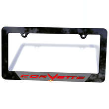 Vehicle License Plate Covers Frames Vehicle Logo Decor for Chevrolet Corvette 2