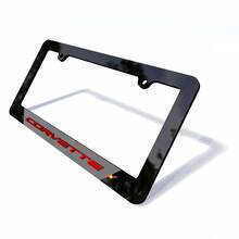 Vehicle License Plate Covers Frames Vehicle Decor for Chevrolet Corvette 2