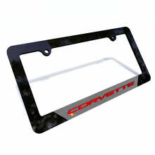 Vehicle License Plate Covers Frames Vehicle Decor for Chevrolet Corvette 3