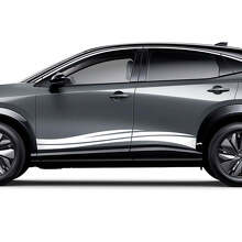 Sides Universal Wave Graphics Decal Kit for Nissan ARIYA 2